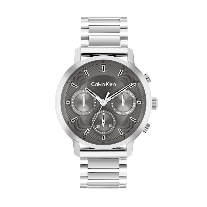 Main Image 1 of Men's Calvin Klein Gauge Chronograph Watch with Grey Dial (Model: 25200493)