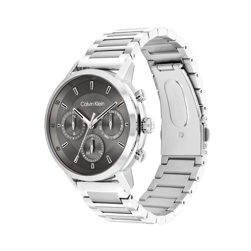 Main Image 2 of Men's Calvin Klein Gauge Chronograph Watch with Grey Dial (Model: 25200493)