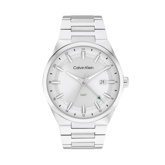 Men's Calvin Klein Distinguish GMT Watch with Grey Dial (Model: 25200489)