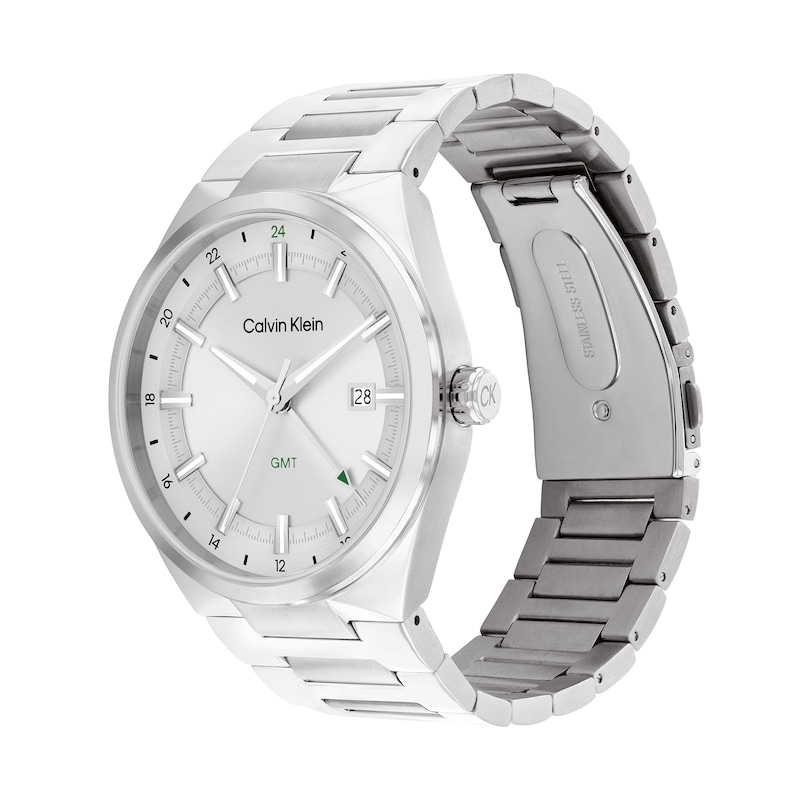 Main Image 2 of Men's Calvin Klein Distinguish GMT Watch with Grey Dial (Model: 25200489)