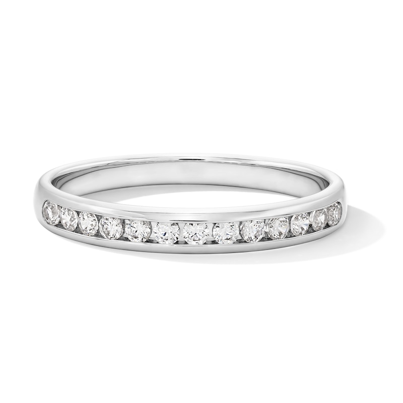 Main Image 1 of 1/4 CT. T.W. Diamond Band in 14K White Gold