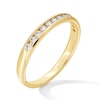 Thumbnail Image 2 of 1/4 CT. T.W. Diamond Channel-Set Thirteen Stone Band in 14K Gold