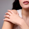 Thumbnail Image 2 of 1 CT. Emerald-Cut Certified Lab-Grown Diamond Sideways Solitaire Engagement Ring in 14K Gold (F/VS2)