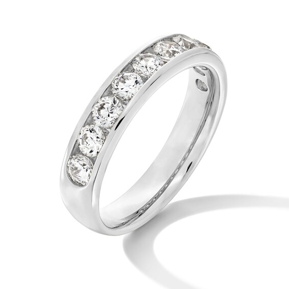 1-1/2 CT. T.w. Certified Lab-Grown Diamond Channel Ten Stone Band in 10K White Gold (F/Vs2)
