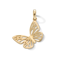 10K Gold Butterfly Charm