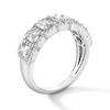 Thumbnail Image 2 of 2 CT. T.W. Emerald-Cut Certified Lab-Grown Diamond Frame Band in 14K White Gold (F/VS2)