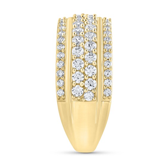 2 CT. T.w. Certified Lab-Grown Diamond Multi-Row Band in 10K Gold (F/Vs2)