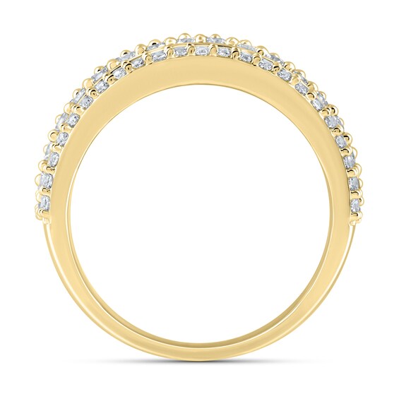 2 CT. T.w. Certified Lab-Grown Diamond Multi-Row Band in 10K Gold (F/Vs2)