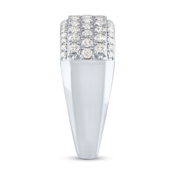 1-1/2 CT. T.w. Certified Lab-Grown Diamond Multi-Row Band in 10K White Gold (F/Vs2)
