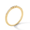 Thumbnail Image 2 of 1/8 CT. T.W. Diamond Three Stone Stackable Band in 10K Gold