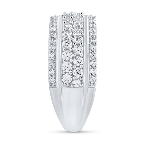 2 CT. T.w. Certified Lab-Grown Diamond Multi-Row Band in 10K White Gold (F/Vs2)