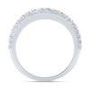 Thumbnail Image 3 of 2 CT. T.W. Certified Lab-Grown Diamond Multi-Row Band in 10K White Gold (F/VS2)