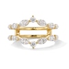 Thumbnail Image 1 of 1-1/3 CT. T.W. Marquise and Round Certified Lab-Grown Diamond Contour Solitaire Enhancer in 14K Gold (F/VS2)