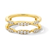 Thumbnail Image 1 of 1/4 CT. T.W. Diamond Scallop Solitaire Enhancer in 14K Gold