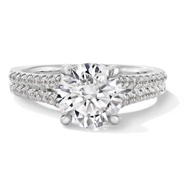 2-1/4 CT. T.W. Certified Lab-Grown Diamond Split Shank Engagement Ring in 14K White Gold (F/VS2)