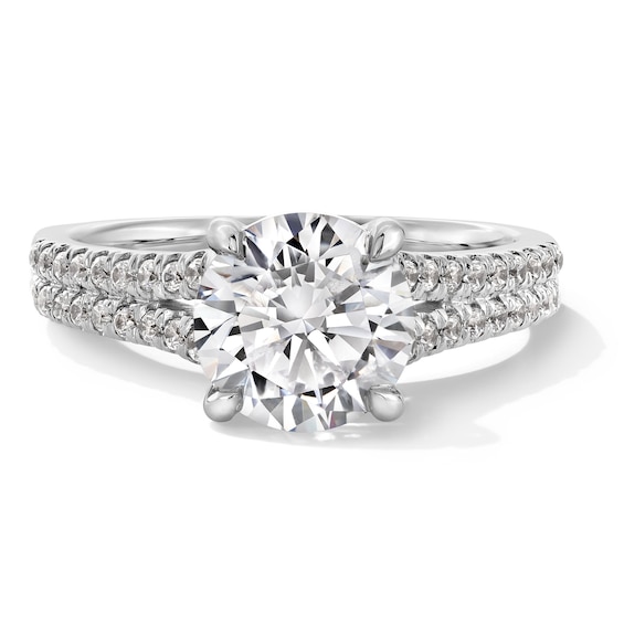2-1/4 CT. T.w. Certified Lab-Grown Diamond Split Shank Engagement Ring in 14K White Gold (F/Vs2)