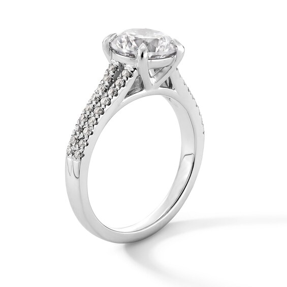 2-1/4 CT. T.w. Certified Lab-Grown Diamond Split Shank Engagement Ring in 14K White Gold (F/Vs2)