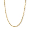 Thumbnail Image 1 of 4.0mm Bone Link Chain Necklace in Hollow 10K Gold - 18"