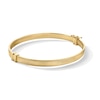 Thumbnail Image 1 of 4.0mm Chevron Bangle in Hollow 10K Gold - 6.75"