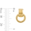 Thumbnail Image 3 of Doorknocker Drop Earrings in Hollow 10K Gold