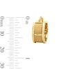 Thumbnail Image 2 of 15.0mm Polished and Satin Square Tube Hoop Earrings in Hollow 10K Gold
