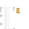Thumbnail Image 3 of Bubble Letter "E" Initial Stud Earrings in 14K Gold