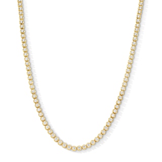 10 CT. T.W. Lab-Grown Diamond Tennis Necklace in 10K Gold (F/VS2) - 20"