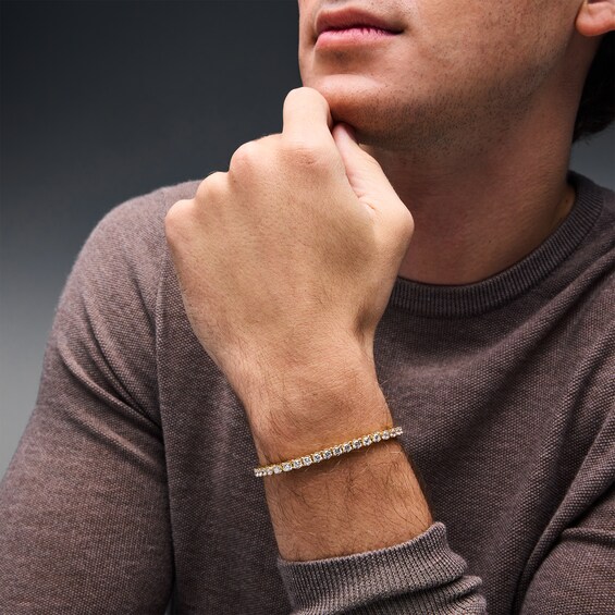 7 CT. T.w. Certified Lab-Grown Diamond Tennis Bracelet in 10K Gold (F/Vs2) - 8.5"