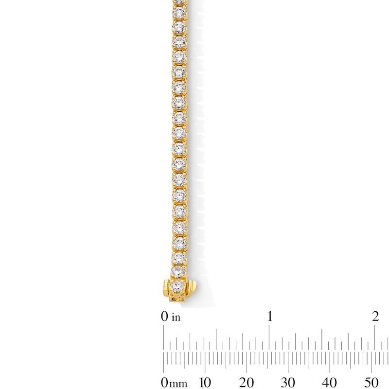 Main Image 2 of 7 CT. T.W. Certified Lab-Grown Diamond Tennis Bracelet in 10K Gold (F/VS2) - 8.5"