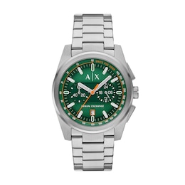 Men's Armani Exchange  Chronograph Watch with Green Dial (Model: AX2862)