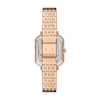 Thumbnail Image 3 of Ladies’ Armani Exchange Leila Rose-Tone IP Watch with Square Black Dial (Model: AX5729)