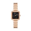 Thumbnail Image 4 of Ladies’ Armani Exchange Leila Rose-Tone IP Watch with Square Black Dial (Model: AX5729)