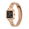 Thumbnail Image 5 of Ladies’ Armani Exchange Leila Rose-Tone IP Watch with Square Black Dial (Model: AX5729)
