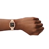 Thumbnail Image 6 of Ladies’ Armani Exchange Leila Rose-Tone IP Watch with Square Black Dial (Model: AX5729)