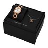 Thumbnail Image 2 of Ladies’ Armani Exchange  Rose-Tone IP Watch with Silver-Tone Dial and Pendant Box Set (Model: AX7167SET)