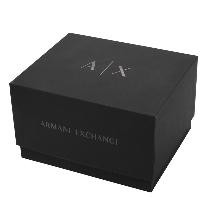 Main Image 3 of Ladies’ Armani Exchange  Rose-Tone IP Watch with Silver-Tone Dial and Pendant Box Set (Model: AX7167SET)