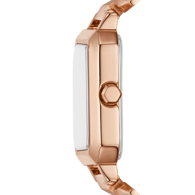 Main Image 4 of Ladies’ Armani Exchange  Rose-Tone IP Watch with Silver-Tone Dial and Pendant Box Set (Model: AX7167SET)