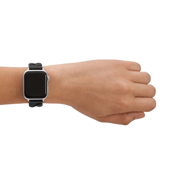 Ladies' Kate Spade Apple Straps Black Braided Leather Interchangeable Band Attachment (Model: Kss0159E)