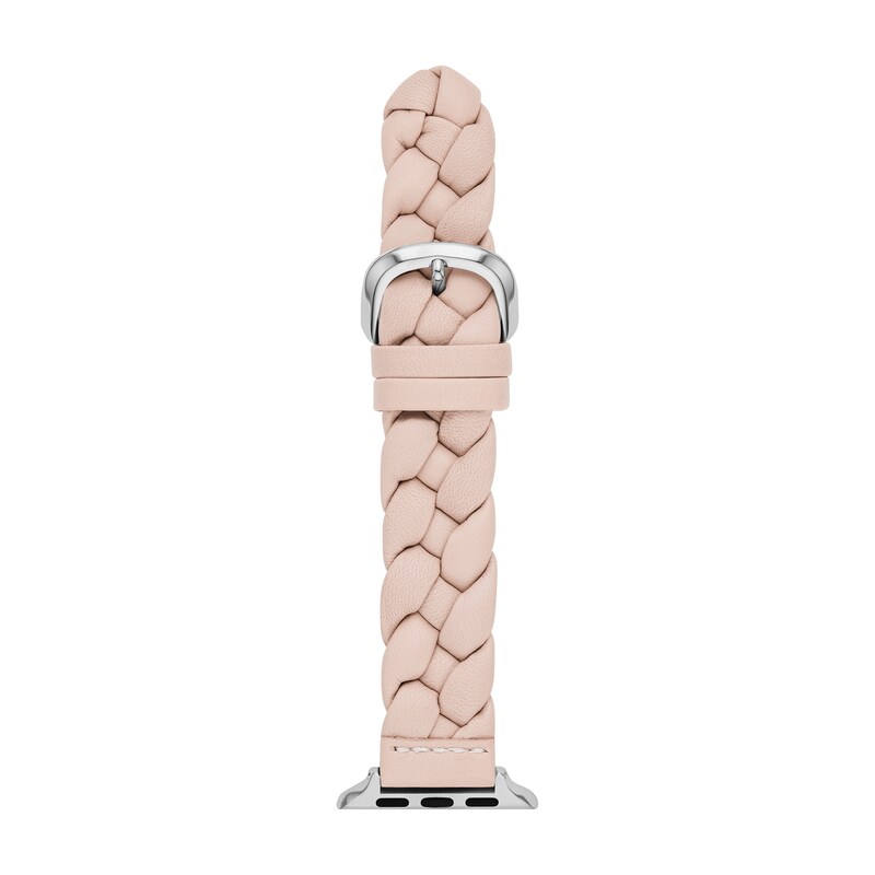 Main Image 1 of Ladies' Kate Spade Apple Straps Pink Braided Leather Interchangeable Band Attachment (Model: KSS0161E)
