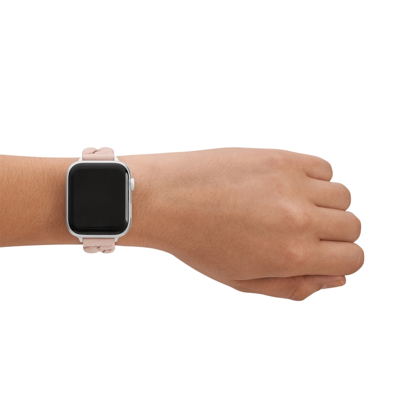 Main Image 5 of Ladies' Kate Spade Apple Straps Pink Braided Leather Interchangeable Band Attachment (Model: KSS0161E)