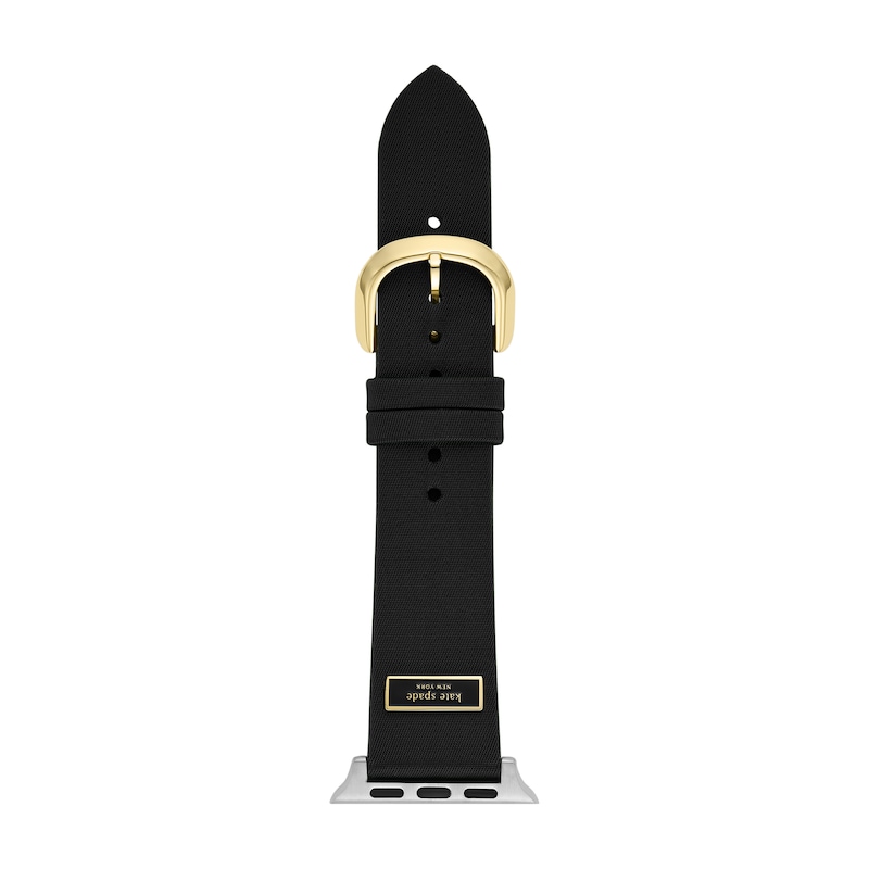 Main Image 1 of Ladies' Kate Spade Apple Straps Black Nylon Interchangeable Band Attachment (Model: KSS0183E)