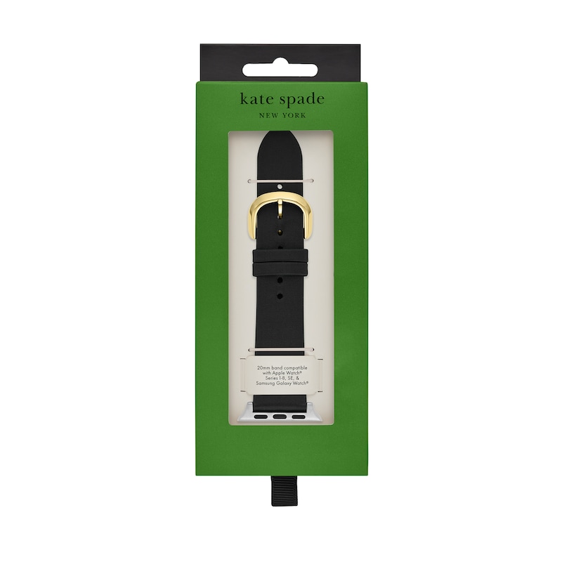 Main Image 2 of Ladies' Kate Spade Apple Straps Black Nylon Interchangeable Band Attachment (Model: KSS0183E)
