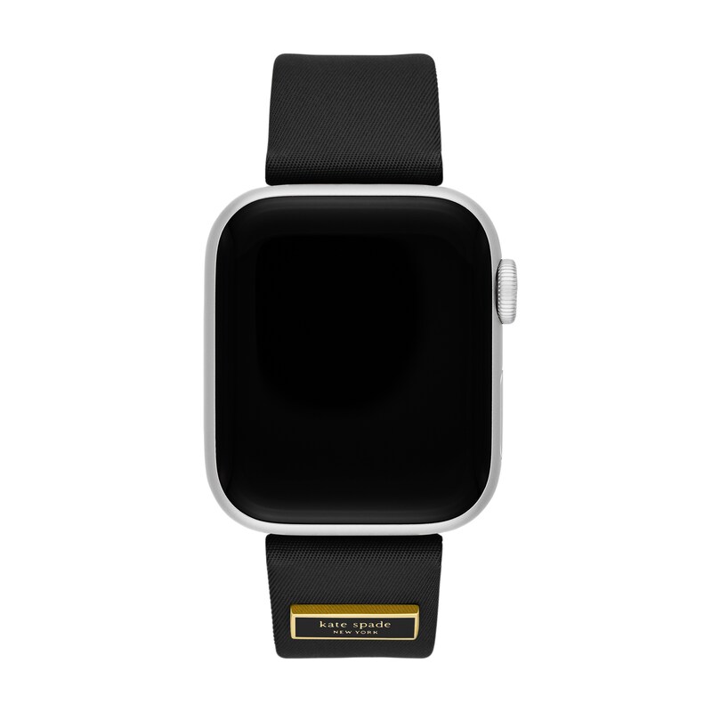 Main Image 6 of Ladies' Kate Spade Apple Straps Black Nylon Interchangeable Band Attachment (Model: KSS0183E)