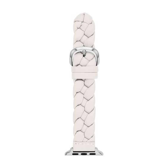 Ladies' Kate Spade Apple Straps White Braided Leather Interchangeable Band Attachment (Model: Kss0191E)