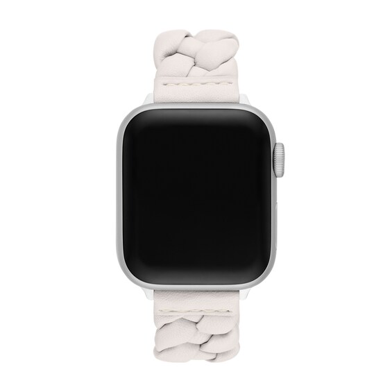 Ladies' Kate Spade Apple Straps White Braided Leather Interchangeable Band Attachment (Model: Kss0191E)