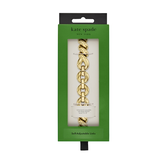 Ladies' Kate Spade Apple Straps Gold-Tone Twist Link Interchangeable Band Attachment (Model: Kss0194)