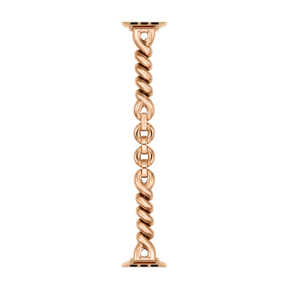 Ladies' Kate Spade Apple Straps Rose-Tone IP Twist Link Interchangeable Band Attachment (Model: Kss0200E)