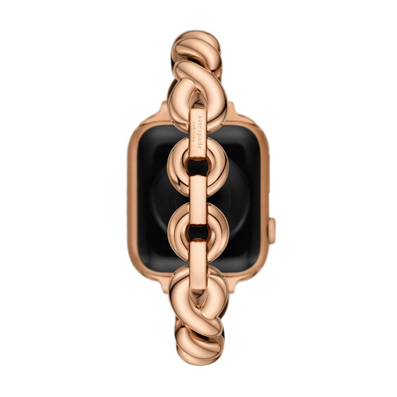 Ladies' Kate Spade Apple Straps Rose-Tone IP Twist Link Interchangeable Band Attachment (Model: Kss0200E)