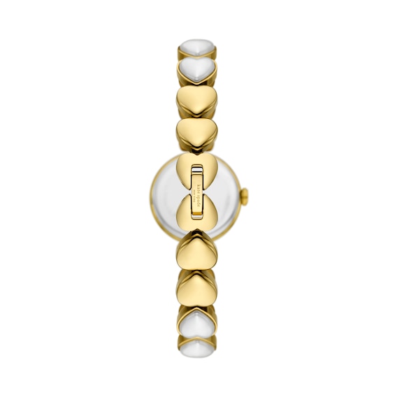 Ladies' Kate Spade Monroe Faux Pearl Gold-Tone IP Watch with Mother-of Pearl Dial (Model: Ksw1815)