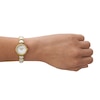Thumbnail Image 5 of Ladies' Kate Spade Monroe Faux Pearl Gold-Tone IP Watch with Mother-of Pearl Dial (Model: KSW1815)